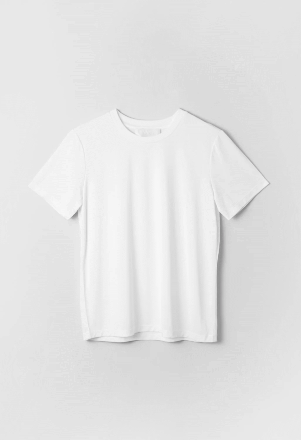 remera blanca tela modal
